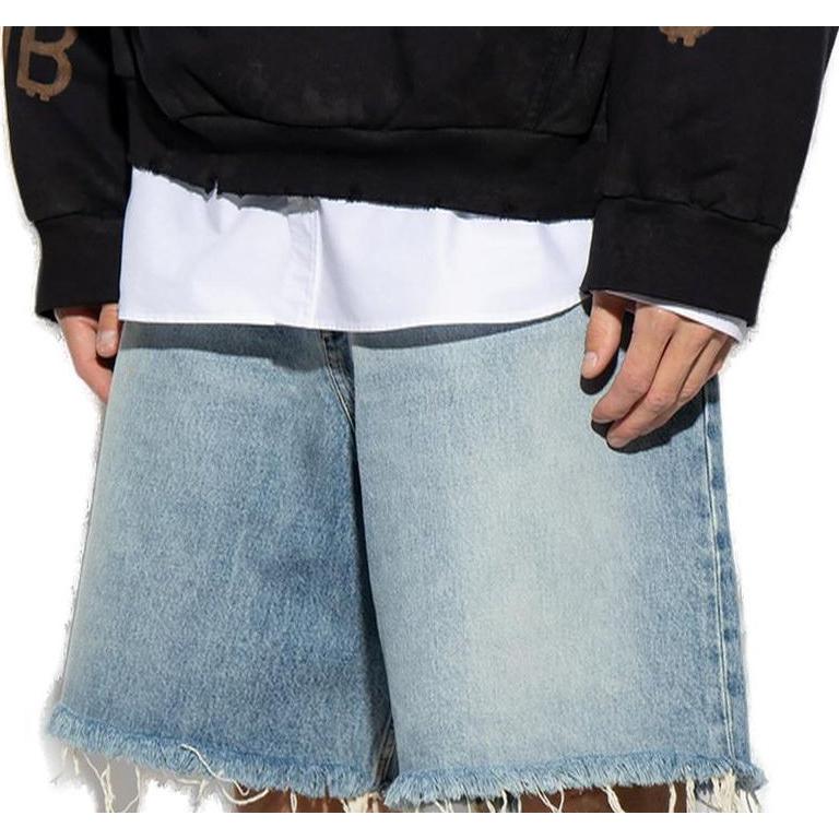 Balenciaga Skater Shorts 'Light Blue' 697835TDW143341