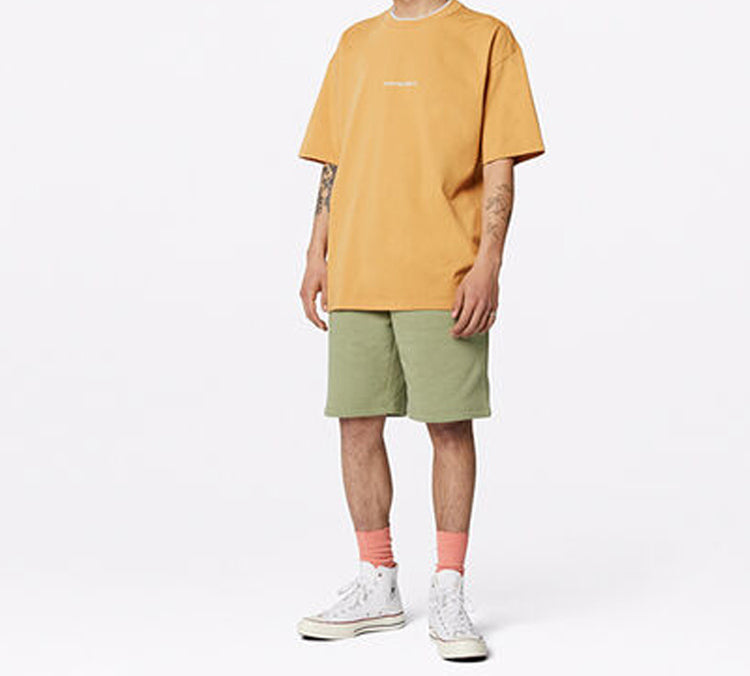 Men's Converse All Star Casual Round Neck Short Sleeve Yellow 10019592-227