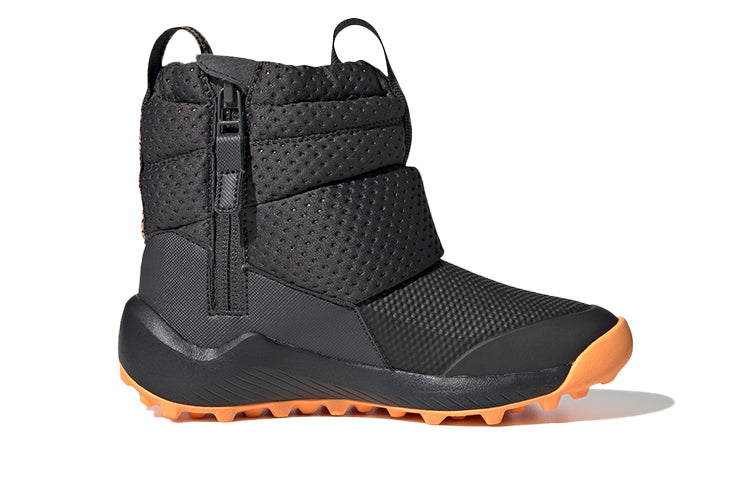 (PS) adidas Rapidasnow C Snow Boots Black Orange G27178