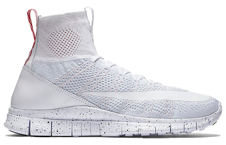 Nike Free Flyknit Mercurial 'Triple White' 805554-100