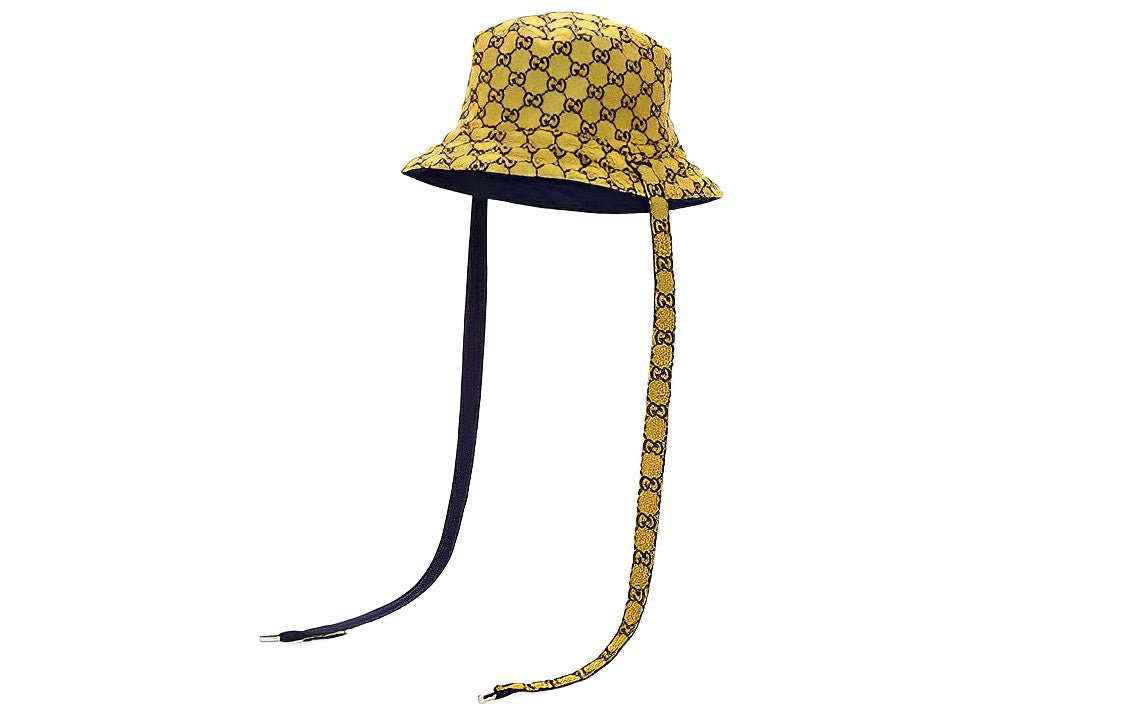 Gucci GG Reversible Bucket Hat 'Yellow Blue' 809879170