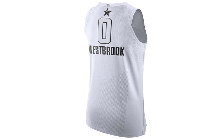 Air Jordan NBA AU Player Edition 2018 Westbrook Basketball Vest White 928868-103