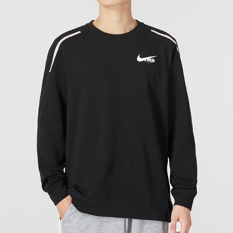 Nike Dry Fit  Casual Graphic T-Shirt 'Black' DQ4793-010