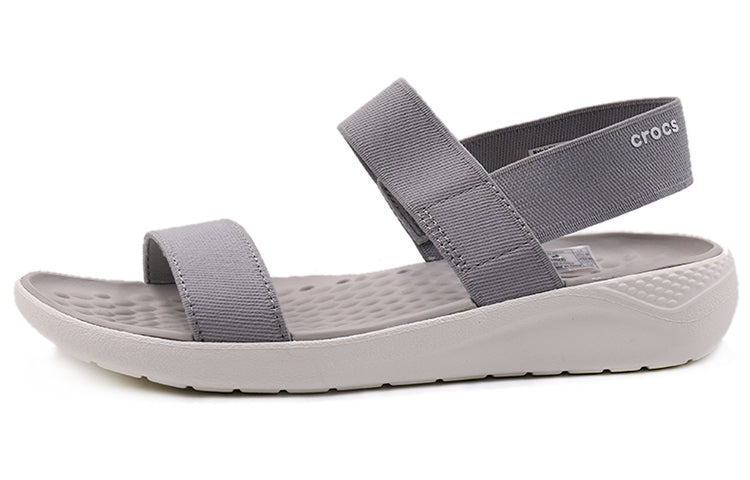 (WMNS) Crocs Literide 'Light Gray White' 205106-00J