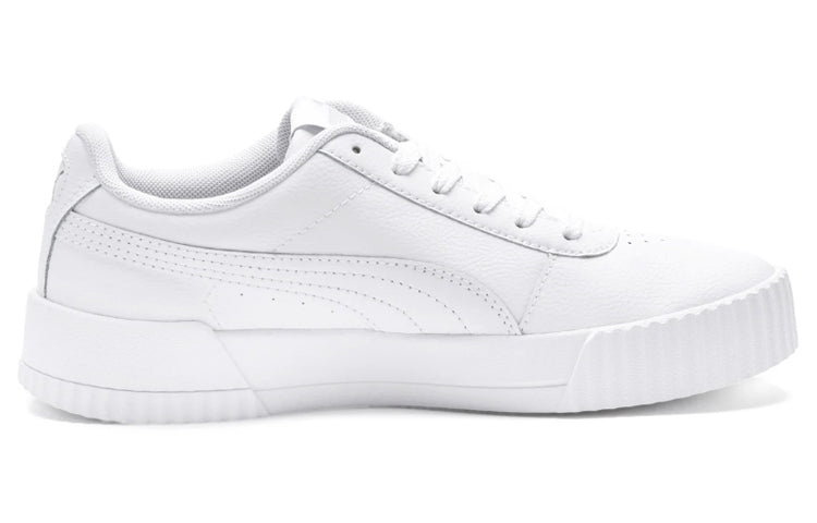 (WMNS) PUMA Carina Leather 'Triple White' 370325-02