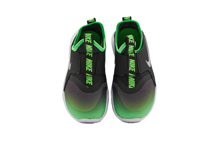 (PS) Nike Flex Runner 'Black Green White' AT4663-020