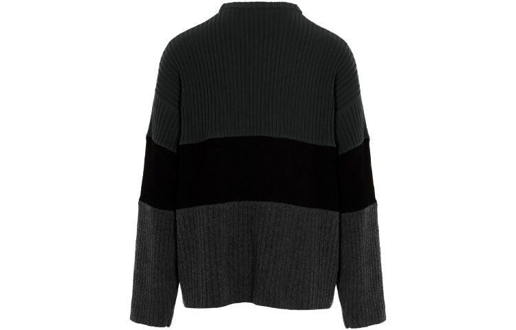 Balenciaga Political Campaign Ribbed Panelled Sweater 'Grey' 675293T32011281
