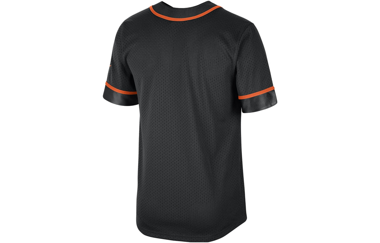 Air Jordan Phoenix Suns Statement Edition Dri-FIT NBA Short-Sleeve Top 'Black Orange' DZ0431-010