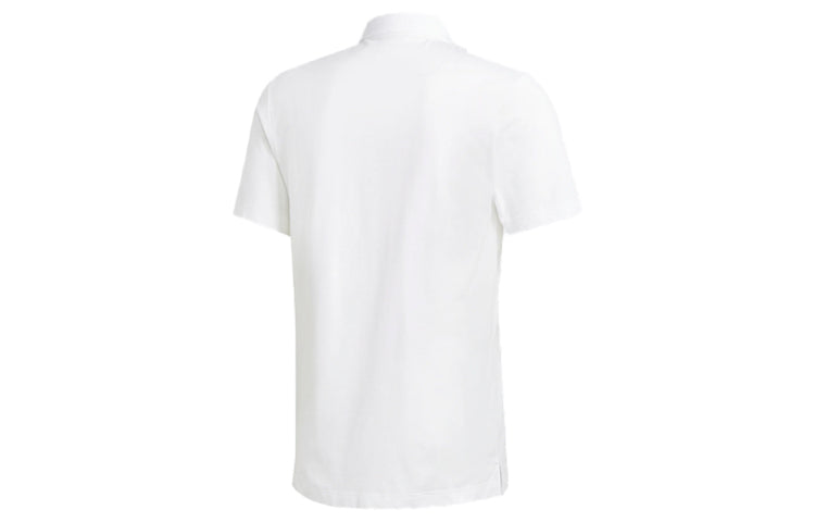 adidas Mh Plain Polo Sports Round Neck Short Sleeve polo White DQ1450