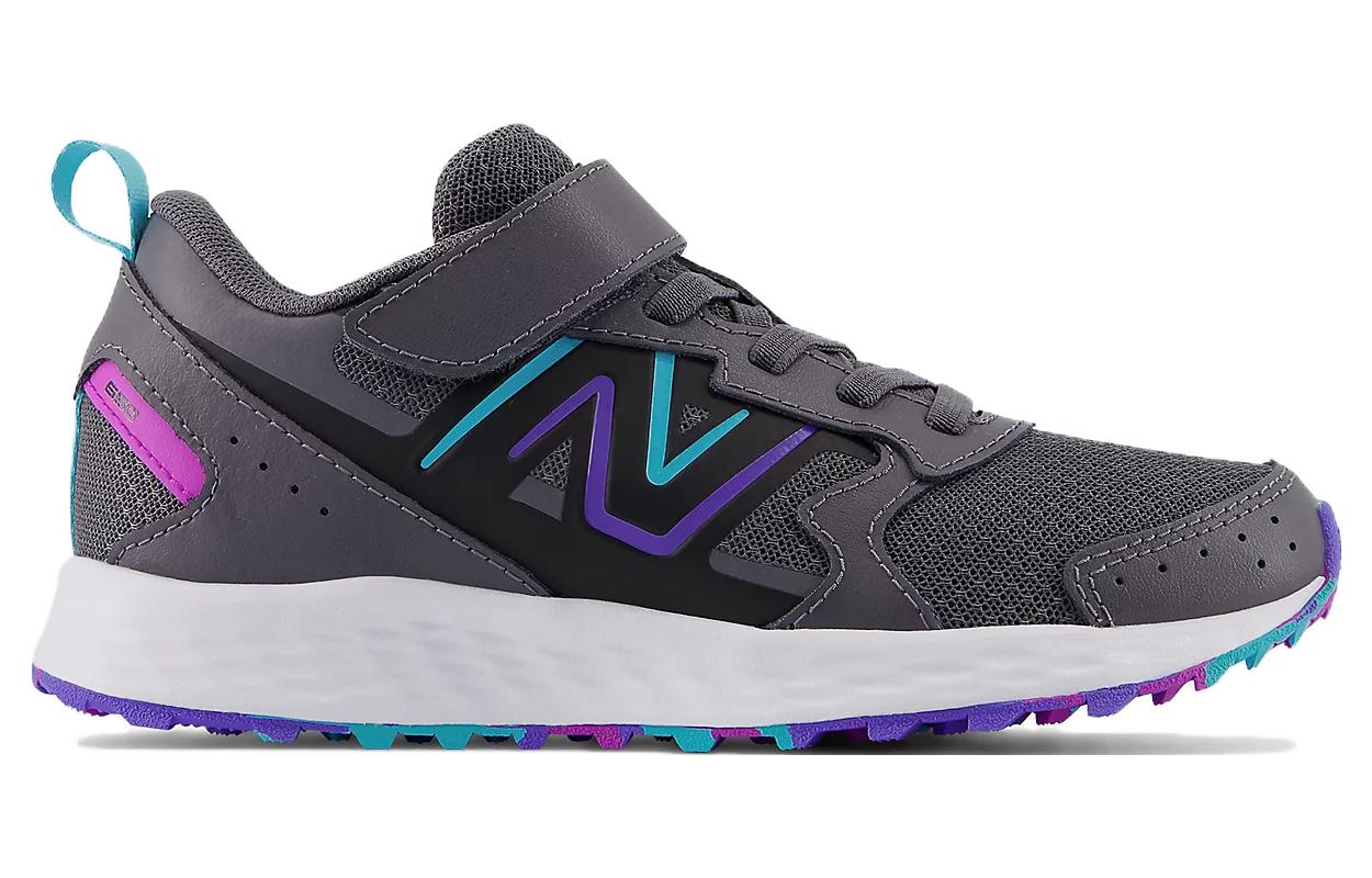 (GS) New Balance Fresh Foam 650 Bungee Lace Top Strap 'Magnet Electric Indigo' YT650ME1
