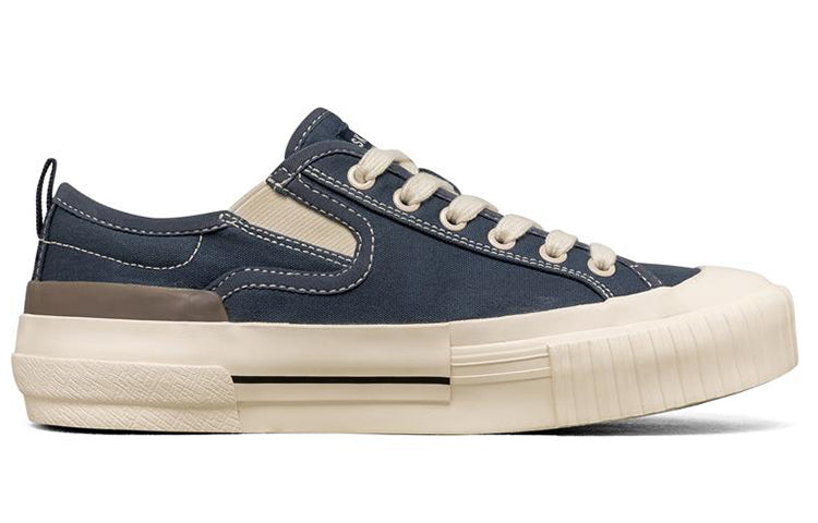 (WMNS) Skechers New Moon Low Canvas Shoes Navy 155391-NVY
