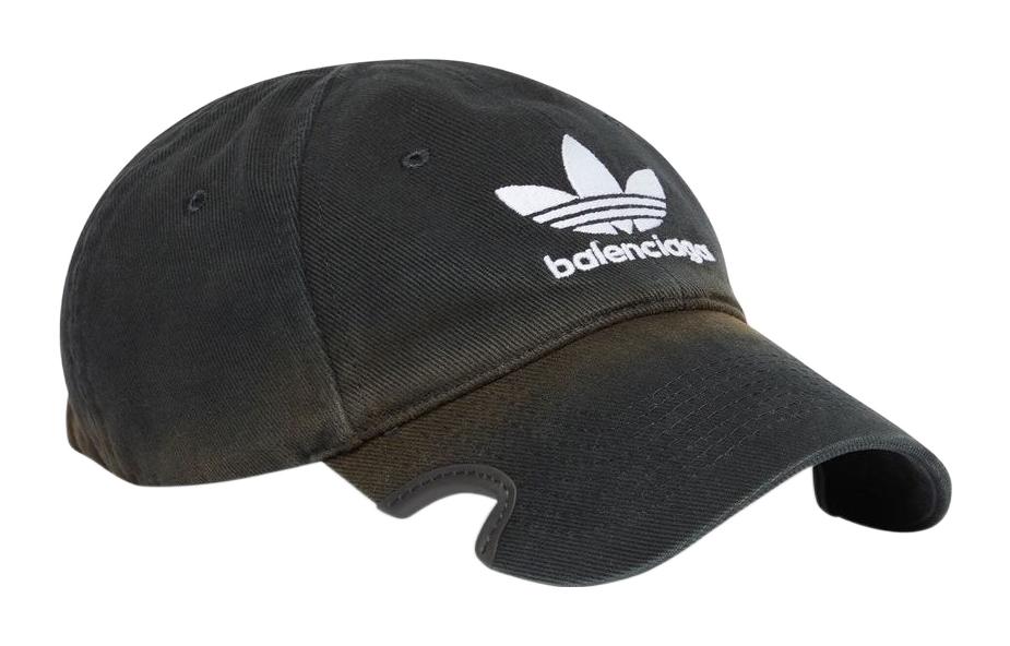 Balenciaga x adidas Trefoil Balenciaga Logo Cap 'Black White' 723749410B2