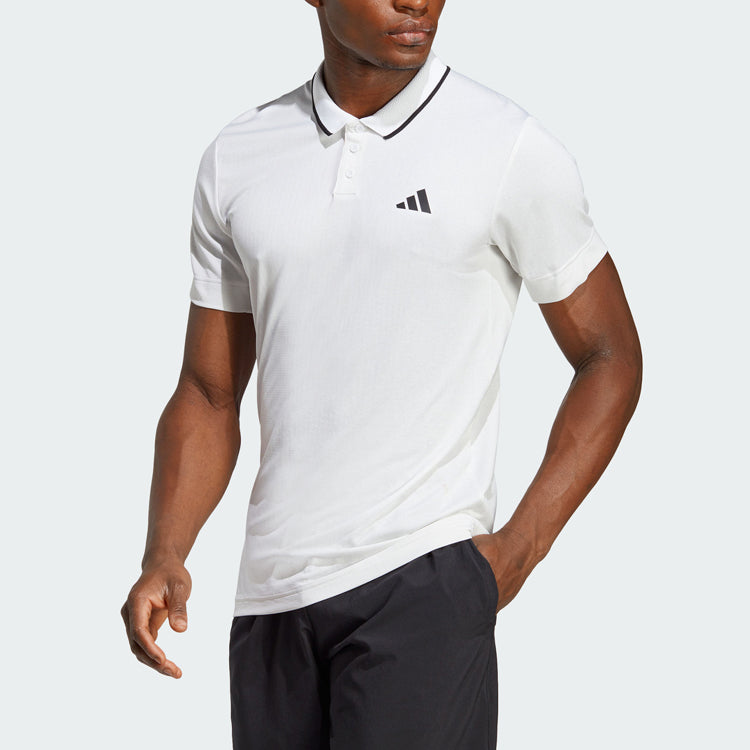 adidas Tennis Freelift Polo Shirt 'White' HS3317