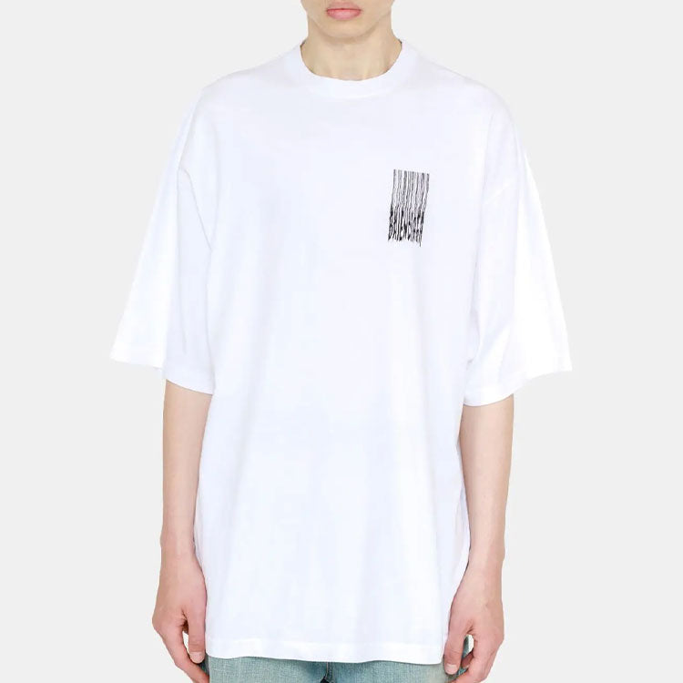 Balenciaga Barcode T-Shirt 'White' 661715TKVE59040