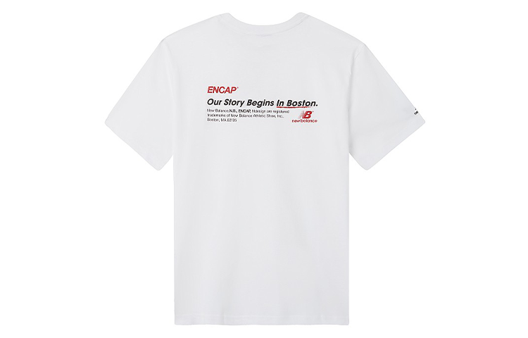 New Balance Men's New Balance Printing Casual Short Sleeve White NEA25041-WT