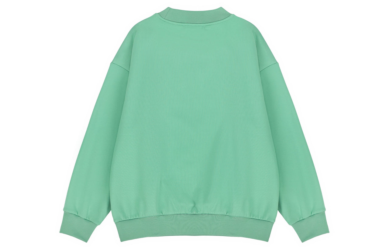 ASICS x 8ON8 Crossover Sports Loose Round Neck Pullover Couple Style Green 2203A123-300