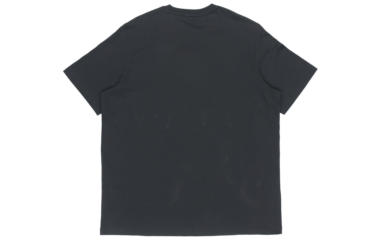 adidas M Sl Sj T Logo Sports Round Neck Short Sleeve Black GK9639