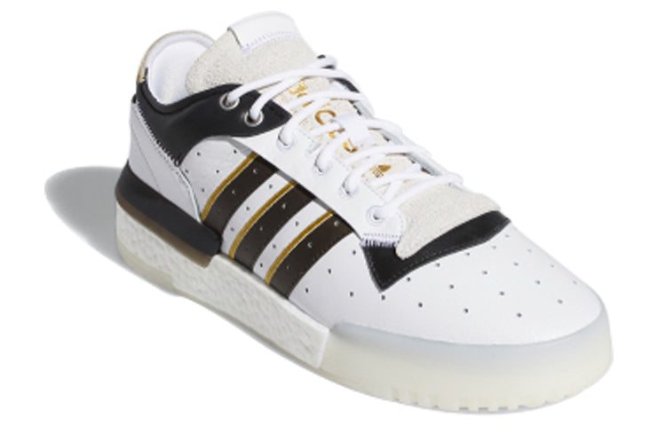 (WMNS) adidas Rivalry Rm Low 'White Brown Black' EF6443