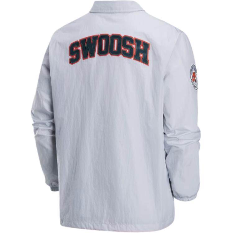Nike Authentics Jacket 'White Orange' HJ6904-025