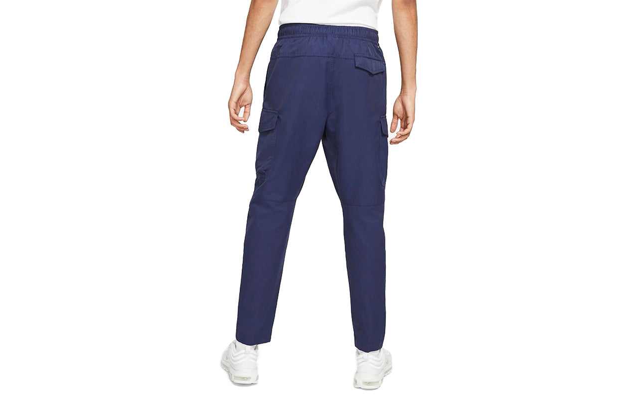 Men's Nike Sportswear Utility Casual Sports Woven Unlined Long Pants/Trousers Navy Blue DD5208-410