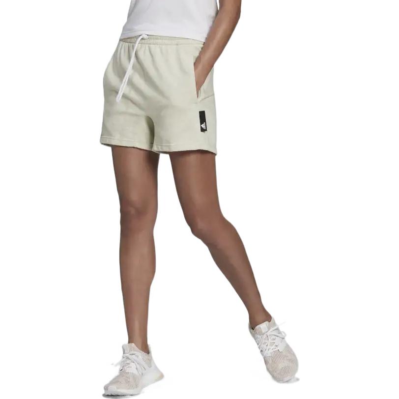 (WMNS) adidas Sportswear Studio Lounge Shorts 'Beige' HE4145