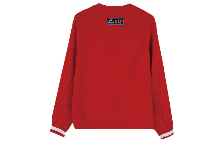 Nike Knit Round Neck Athleisure Casual Sports Red AR1823-657