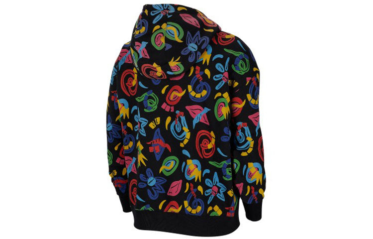 Nike Lab Collection Casual Print Hooded Pullover Long Sleeve Sweater For Men Multi-Color 'Multi Black' CD8386-010
