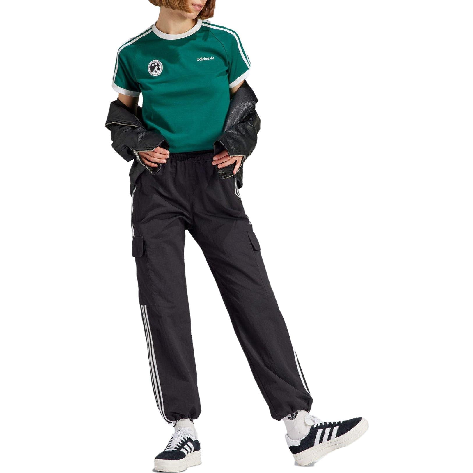 (WMNS) adidas Football Short Sleeve Tee Asia Sizing 'Green' IR9785