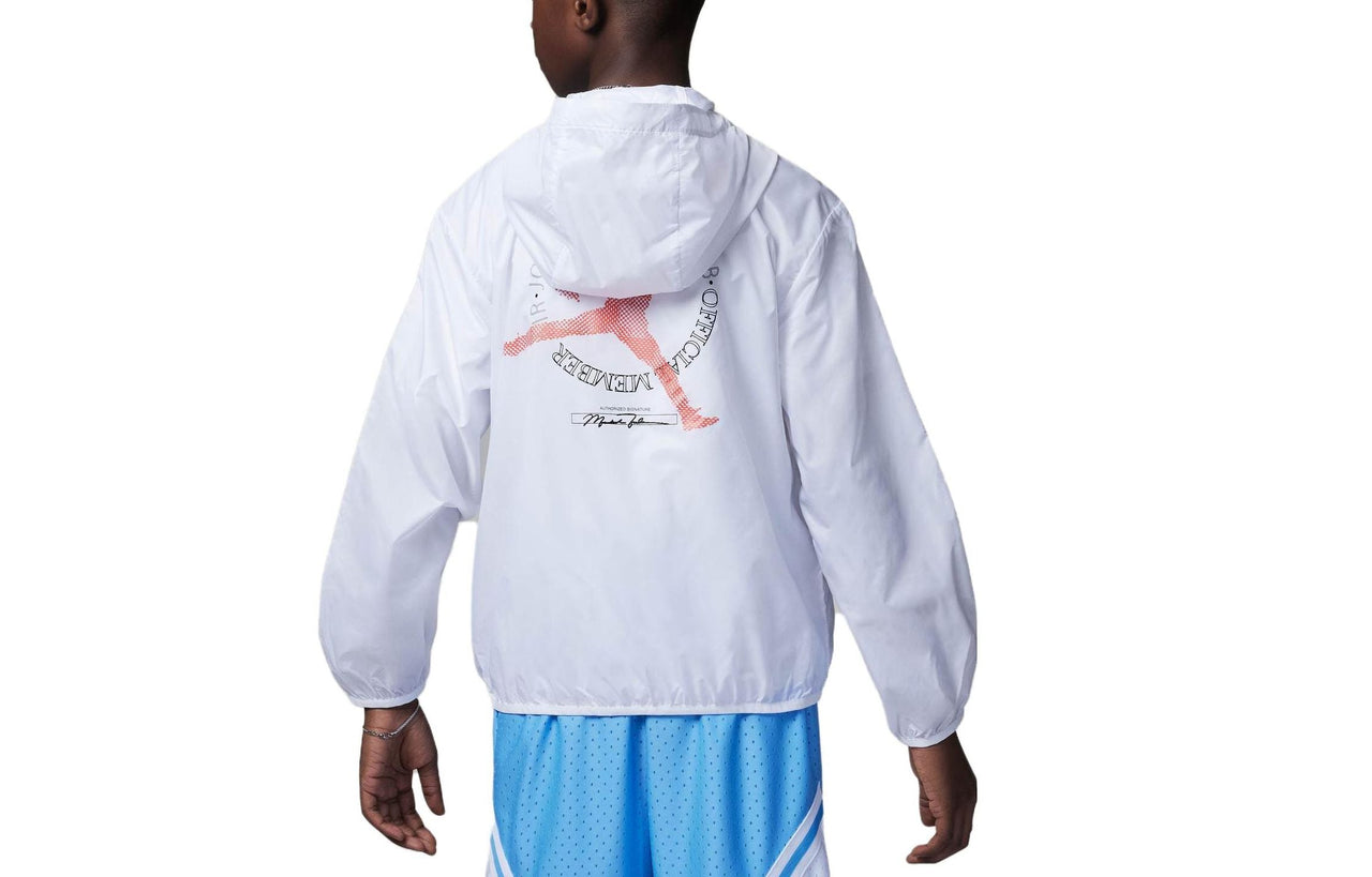 (GS) Air Jordan Onion UPF 40+ Jacket 'White' FQ1061-100