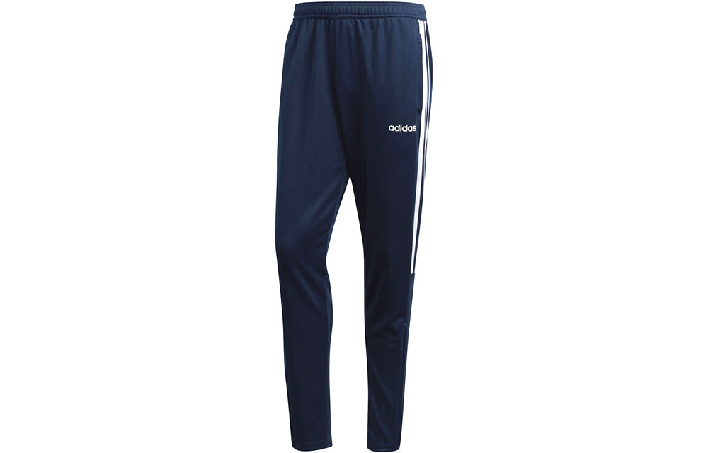 adidas Classic Stripe Logo Sports Training Pants Men's Dark Blue DY3134
