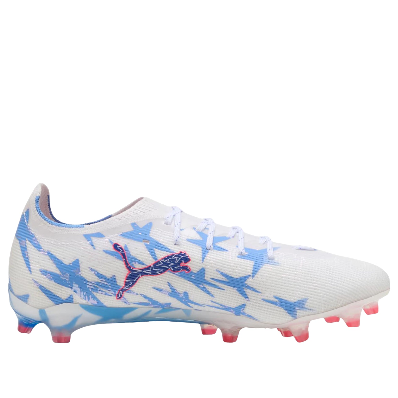 PUMA x Kidsuper x Christian Pulisic Ultra 6 Pro FG/AG 'PUMA White Pink Lilac Dusky Blue' 109272-01