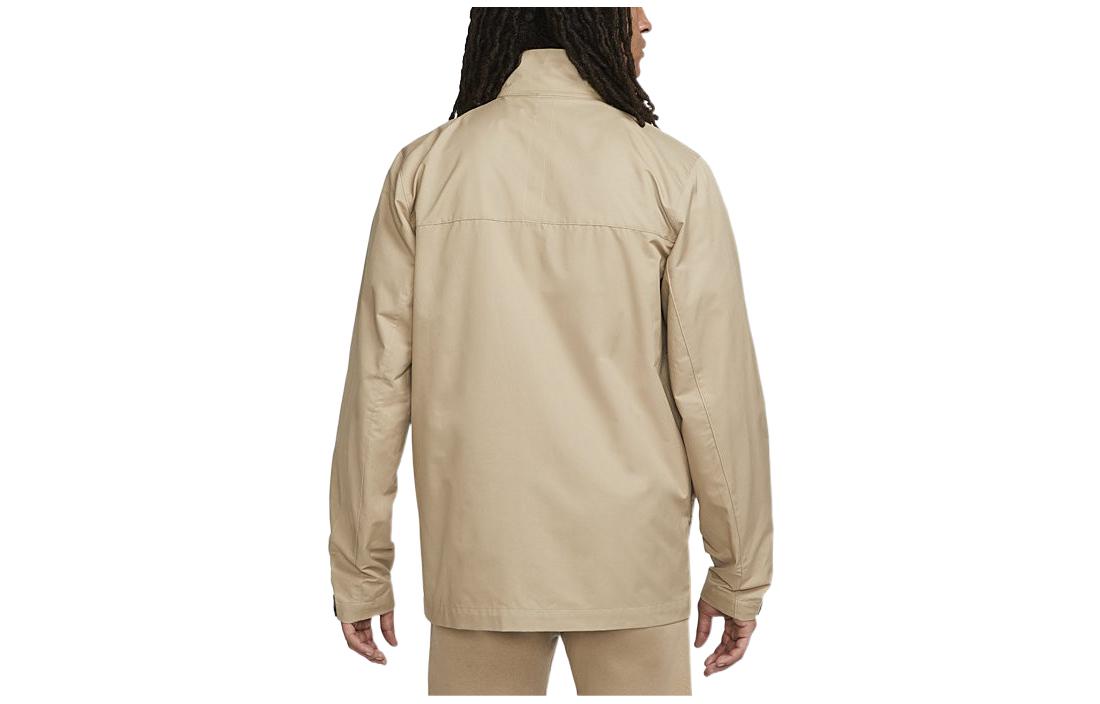 Nike Solid Color Big Pocket High Collar Zipper Long Sleeves Jacket Men's  CZ9922-247