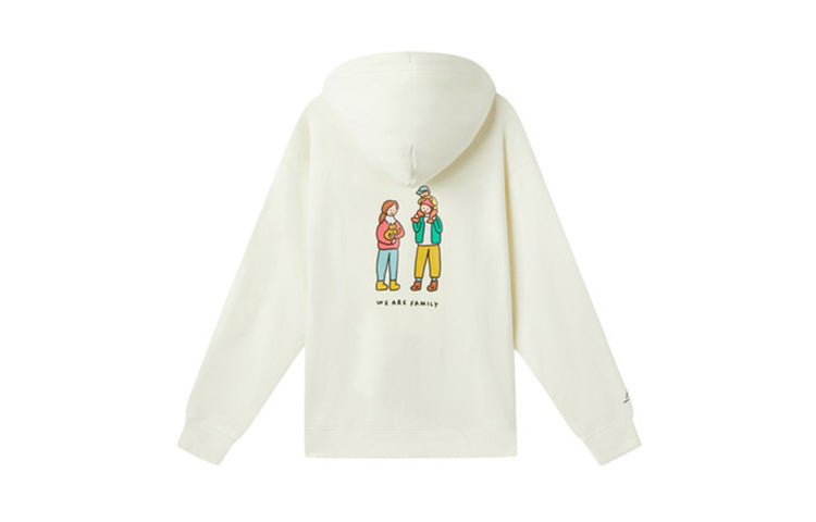 New Balance Cartoon Printing Hooded Track Jacket White MDA47013-IV