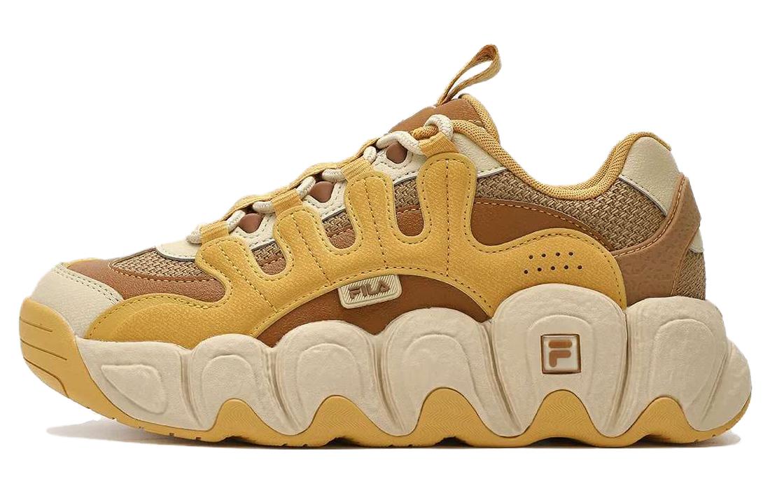 (WMNS) FILA CROISSANT Chunky Sneakers 'Yellow Brown' F12W342103FSI