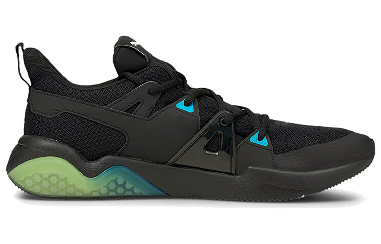 PUMA Cell Fraction Fade Running Shoes Black/Green/White 194372-03