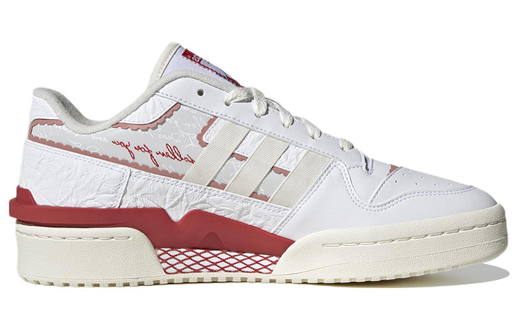 (WMNS) Adidas originals FORUM Exhibit Low 2 'White Red' IE7996