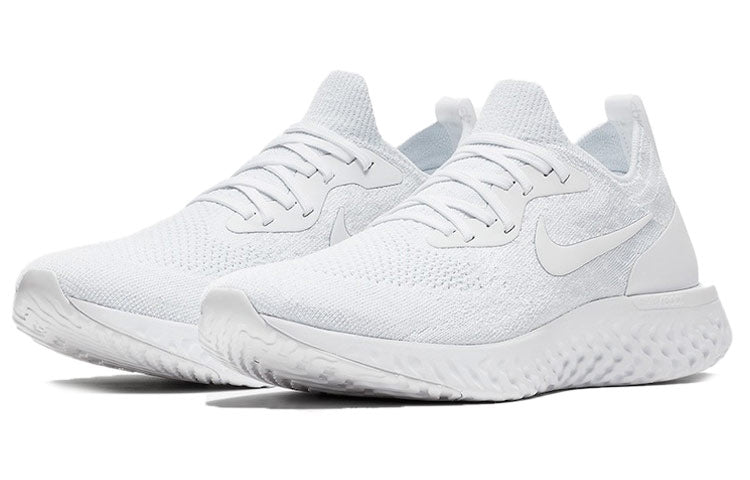 Nike Epic React Flyknit 'Triple White' AQ0067-102