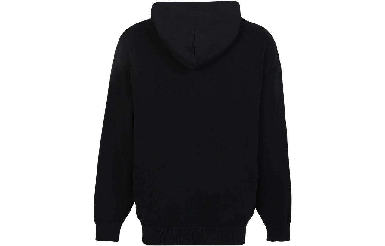 Balenciaga Metallica Hoodie Medium Fit 'Black Orange' 743802T32698035