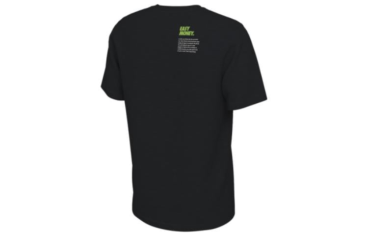 Nike NBA Brooklyn Nets Durant Alphabet Printing Round Neck Casual Short Sleeve Black DH3711-010
