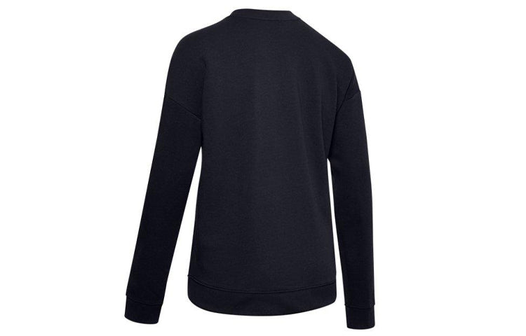 (WMNS) Under Armour Fleece Sweatshirt Black 1346402-001