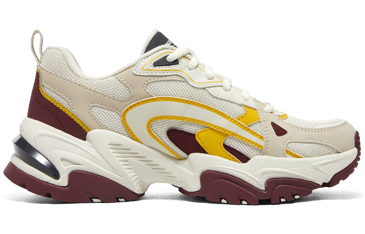 (WMNS) Skechers Stamina V2 'Beige Burgundy' 896245-BUMT