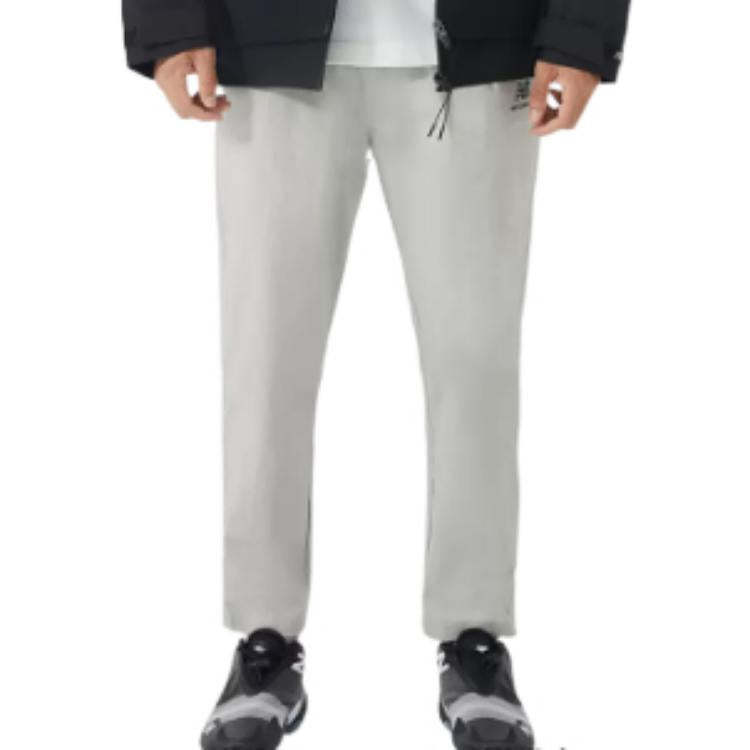 New Balance Logo Knit Sweatpants 'Grey' AMP23310-NTP