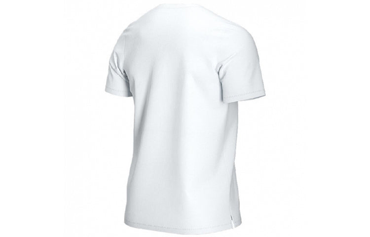 Nike Running Training Quick Dry Sports Round Neck Short Sleeve White DB4230-100