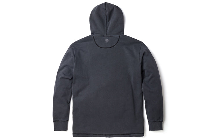 Timberland Mixed Media Garment Dye Hoodie 'Dark Grey' A6JWK-001
