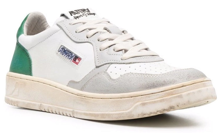 Autry Super Vintage Low 'White Grey Green' AVLM-SV02