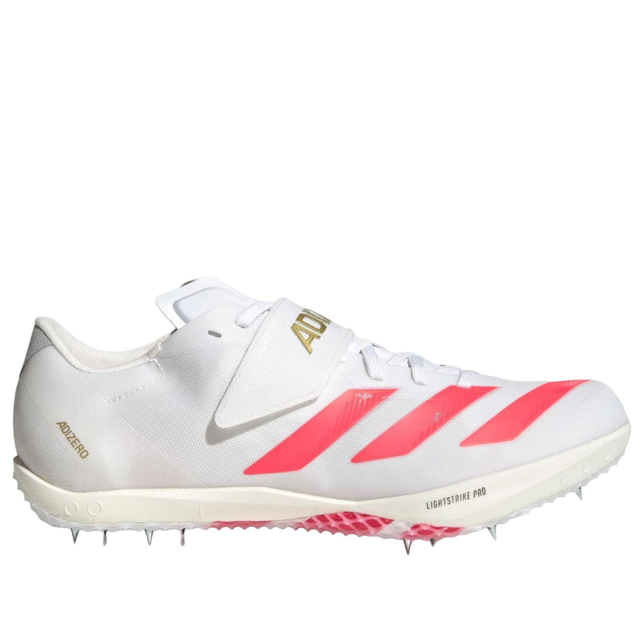 adidas Adizero High Jump 'White Black Gold Metallic' KJ9544