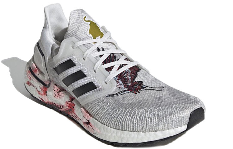adidas Ultra Boost 20 'Crystal White Core Black Solar Red' FW4314