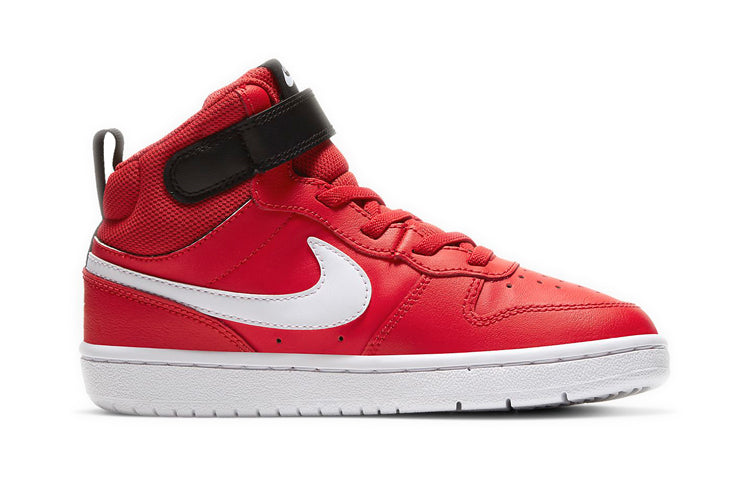 (PS) Nike Court Borough Mid 2 'Red Black White' CD7783-600