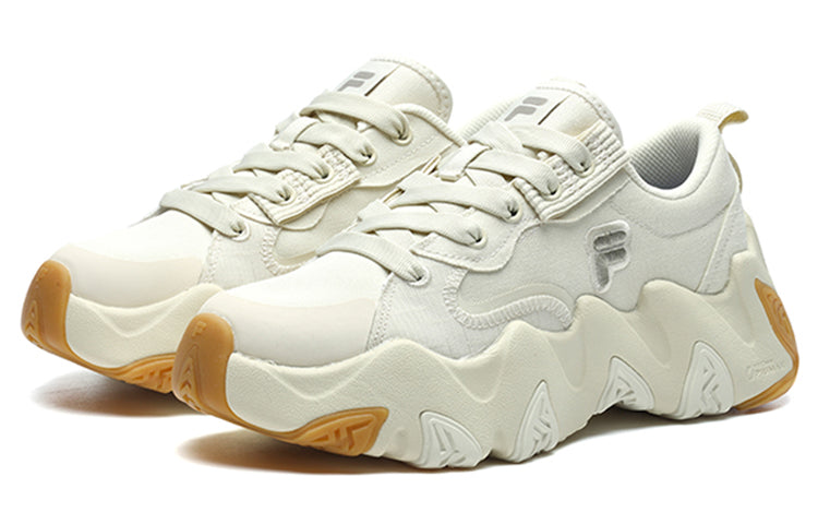 (WMNS) FILA FUSION Starfish CVS Sneakers 'White Yellow' T12W227322FWT