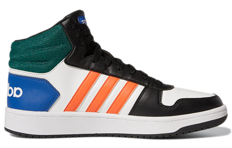 adidas Hoops 2.0 Mid Basketball Shoes 'White Multi Color' GY5891